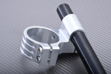 Pair of High rise clip-on handlebars 46 mm