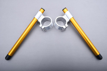 Pair of High rise clip-on handlebars 48 mm