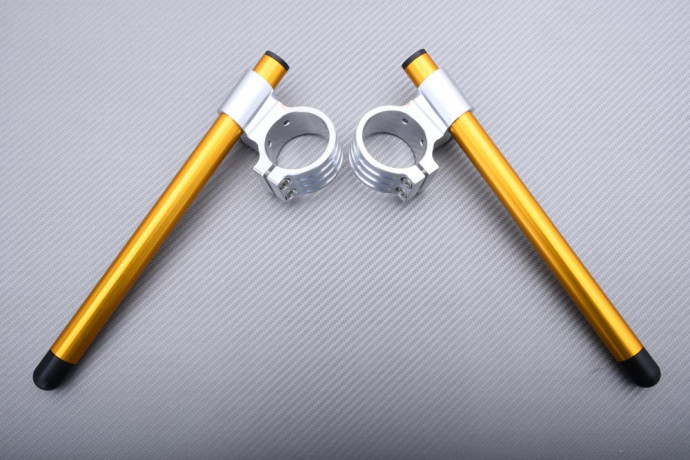 Pair of High rise clip-on handlebars 48 mm