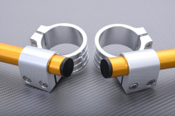 Pair of High rise clip-on handlebars 48 mm