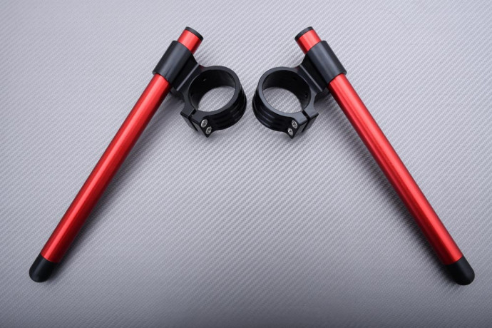 Pair of High rise clip-on handlebars 53 mm