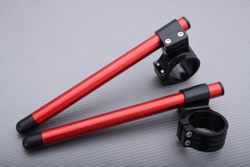 Pair of High rise clip-on handlebars 53 mm