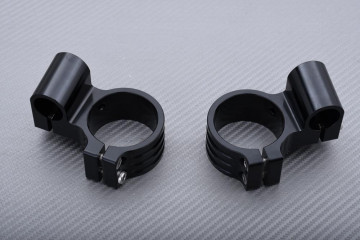 Pair of High rise clip-on handlebars 53 mm