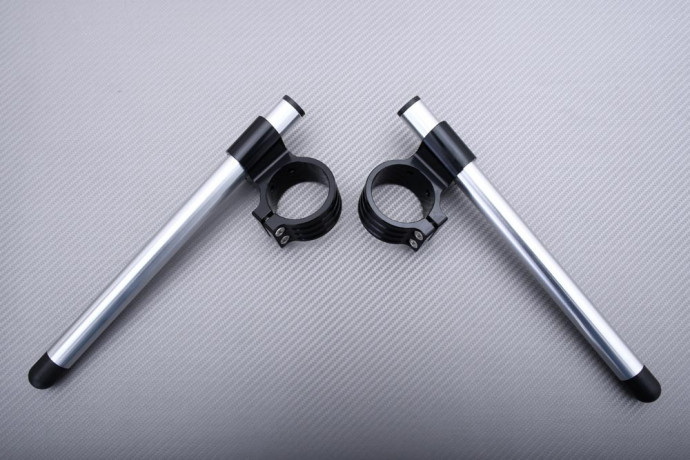 Pair of High rise clip-on handlebars 37 mm