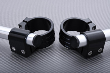 Pair of High rise clip-on handlebars 37 mm