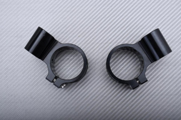 Pair of High rise clip-on handlebars 37 mm