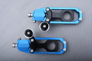 Paire de Tendeurs de chaîne en aluminium avec support diabolos YAMAHA YZF R1 2007 - 2014