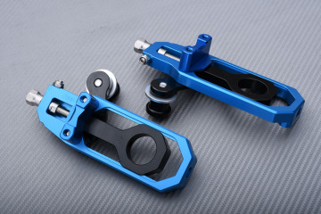 Coppia di tendicatena in alluminio con supporto cavalletto YAMAHA YZF R1 2007 - 2014