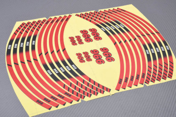 Stickers de llantas Racing DUCATI - Modelo 996