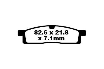 EBC Bremsbelagsatz Verwendung Straße FA119TT