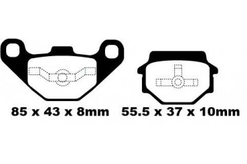 EBC Bremsbelagsatz Verwendung Straße FA251
