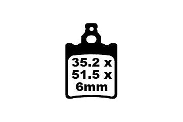 Jeu de plaquettes de frein EBC FA337TT Utilisation Route
