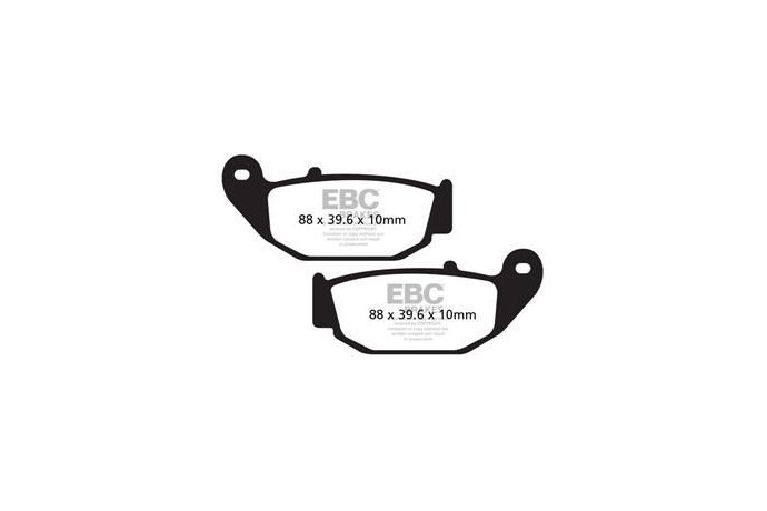 Jeu de plaquettes de frein EBC FA629 FA629HH Utilisation Route