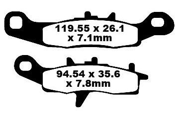 EBC Bremsbelagsatz Performance Intensive Nutzung FA258R