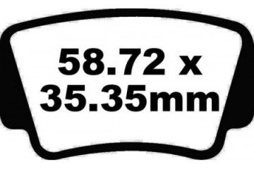 Coppia pastiglie freno EBC Prestazioni FA463R Utilizzo intensivo