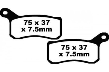 EBC Bremsbelagsatz Performance Intensive Nutzung FA462R