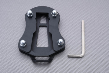 Anodised aluminum sidestand...