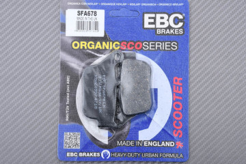 Jeu de plaquettes de frein EBC SFA678 SFA678HH Utilisation Ville et Route