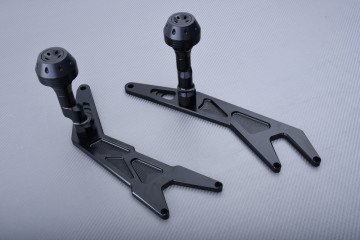 Pair of Frame Sliders / Crash Pads KAWASAKI NINJA 300 R 2013 - 2017