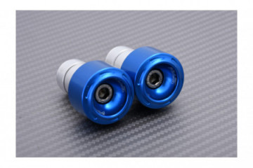Pair of universal STM aluminium handlebar ends 28mm with 18mm mounting