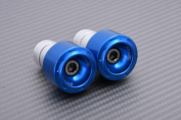 Pair of universal STM aluminium handlebar ends 35mm with 12mm mounting