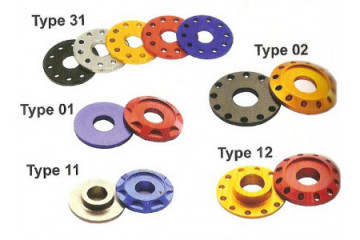 Pack 4 Abstandshalter M6 DRC aus Aluminium Typ 11 / Typ 12