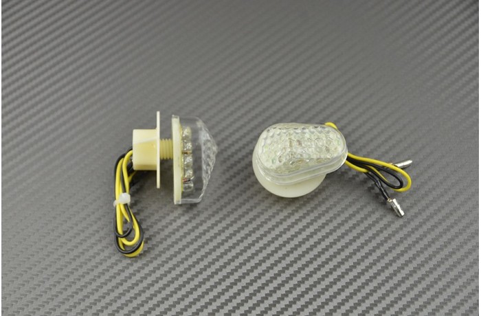 Pareja de intermitentes LED delanteros gota de agua Yamaha R1 02/14 &  R6 03/16