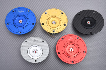 Trappe à essence carbone et aluminium TWM avec clés HONDA