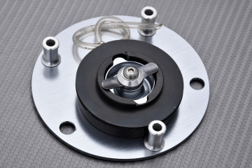 Aluminium-Tankdeckel TWM mit Schlüssel KAWASAKI