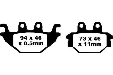 EBC Bremsbelagsatz Performance Intensive Nutzung FA377R
