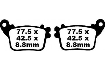Set of EBC brake pads Road use FA436V