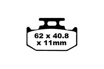 EBC Bremsbelagsatz Performance Intensive Nutzung FA152R MXS152