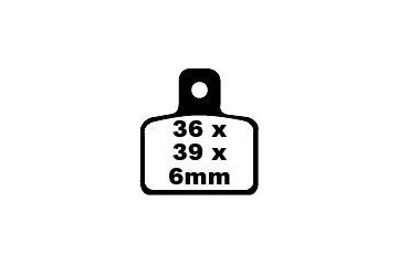 Set of EBC brake pads Road use FA351TT