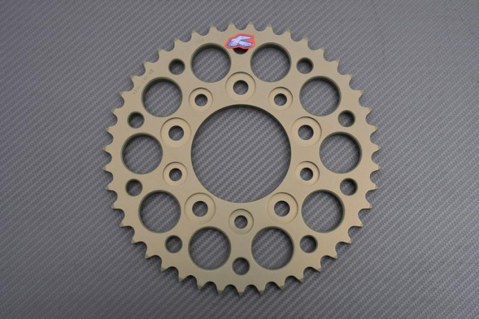 Couronne RENTHAL Ultra Light 530 HONDA AFRICA TWIN / CB 500 / 750 / 1000 / 1100 TRIUMPH Speedmaster 800 / 865 1991 - 2020