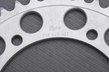 Couronne RENTHAL Light 520 YAMAHA MT03 / XTX / XTR / XTZ TENERE / SUPER TENERE 750 / XJ6 / FZR 600 / 750 1985 - 2014