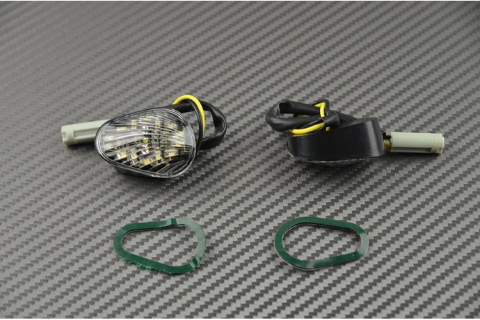 Pareja de intermitentes LED delanteros gota de agua Yamaha R1 2002 / 2014 R6 2003 / 2014