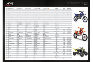 Kit dépannage visserie ATV / Cross / Enduro / Trial Universel