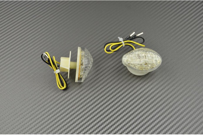 Pareja de intermitentes LED delanteros gota de agua Honda