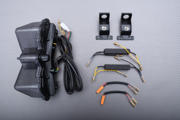 LED-Rücklicht "Plug & Play" mit integrierten Blinkern KAWASAKI ZX6R / Z750 / Z1000 2003 - 2006