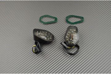 Pareja de intermitentes LED delanteros gota de agua Suzuki Gsxr 600 750 1000