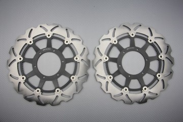 Par de discos de freno wave...