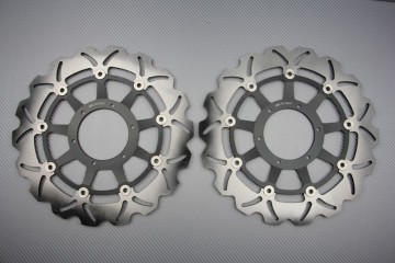 Par de discos de freno wave...