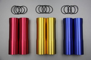 Pareja de protecciones de horquilla anodizados 41mm