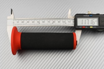 Pair of Rubber - Foam Handlebar Grips for 22mm Handlebar