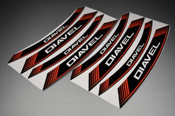 Inner Wheel Rims Stickers - DIAVEL Model