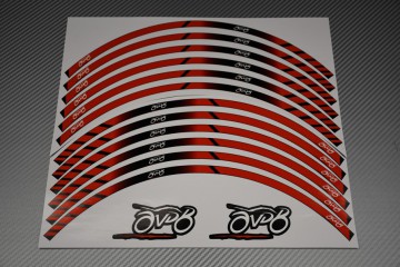 Liseret de jante universel Racing - Modèle AVDB MOTO