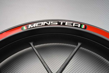 Rim Edge Stickers DUCATI - MONSTER Logo