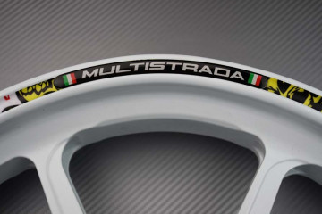 Stickers bord de jantes DUCATI - Logo MULTISTRADA