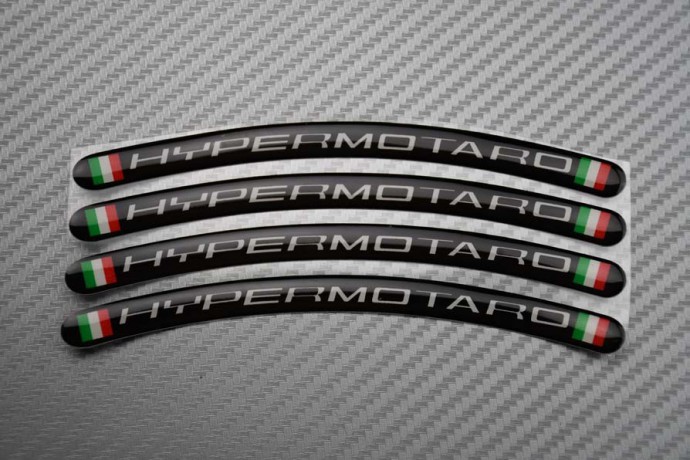 Rim Edge Stickers DUCATI - HYPERMOTARD Logo