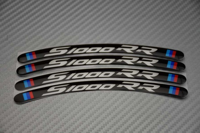 Rim Edge Stickers BMW - S1000RR Logo